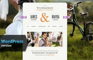 Themeforest : Just Married - Wedding WordPress Theme
