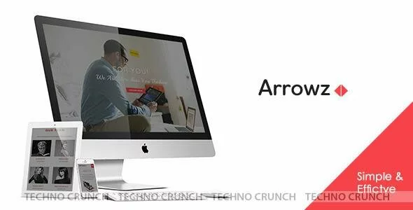 Themeforest : Arrowz - Minimal One Page Parallax Theme