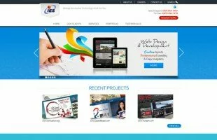 IES Corporate Website Design