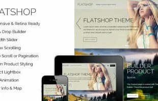 Themeforest: Flatshop - Parallax WooCommerce Theme