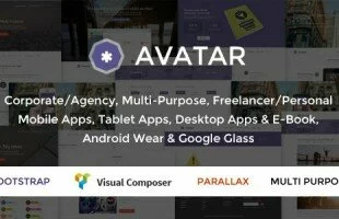 Avatar - One & Multi Page Parallax WordPress Theme