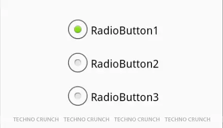Android RadioButton Example : Getting started with Android