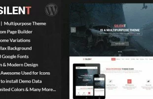 Themeforest : Silent - One Page Multipurpose WordPress Theme