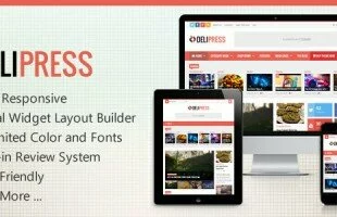 Themeforest : Delipress - Magazine and Review WordPress Theme 