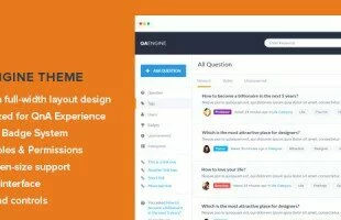 Themeforest : QAEngine - Question and Answer WordPress Theme 