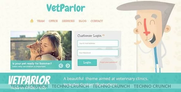 Themeforest : VetParlor - Responsive HTML