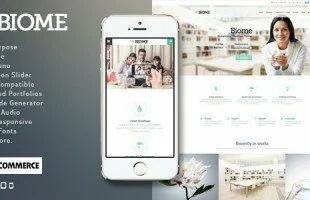 Themeforest : Biome - Multipurpose One Page WordPress Theme