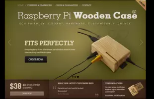Raspberry Pi Wooden Case