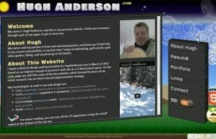 Hugh Anderson .com 3D Website
