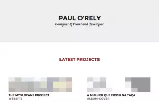 Paul O’Rely Designer & Front-end developer