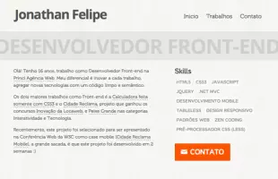 Jonathan Felipe - Desenvolvedor Front-end