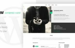 Themeforest : NEW Retina Ready WordPress Vcard Theme