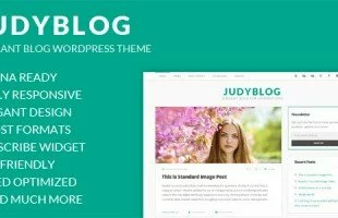 Themeforest: JudyBlog - Elegant Blog Wordpress Theme