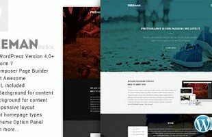 Freeman - Responsive One Page Wordpress Theme