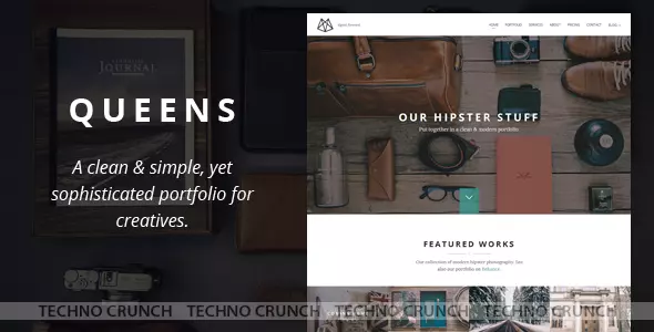 Queens - Responsive One-Page WordPress Theme