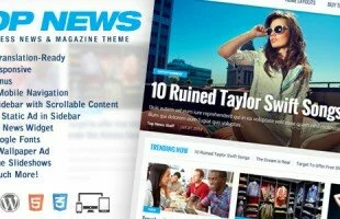 Top News - Wordpress News & Magazine Theme